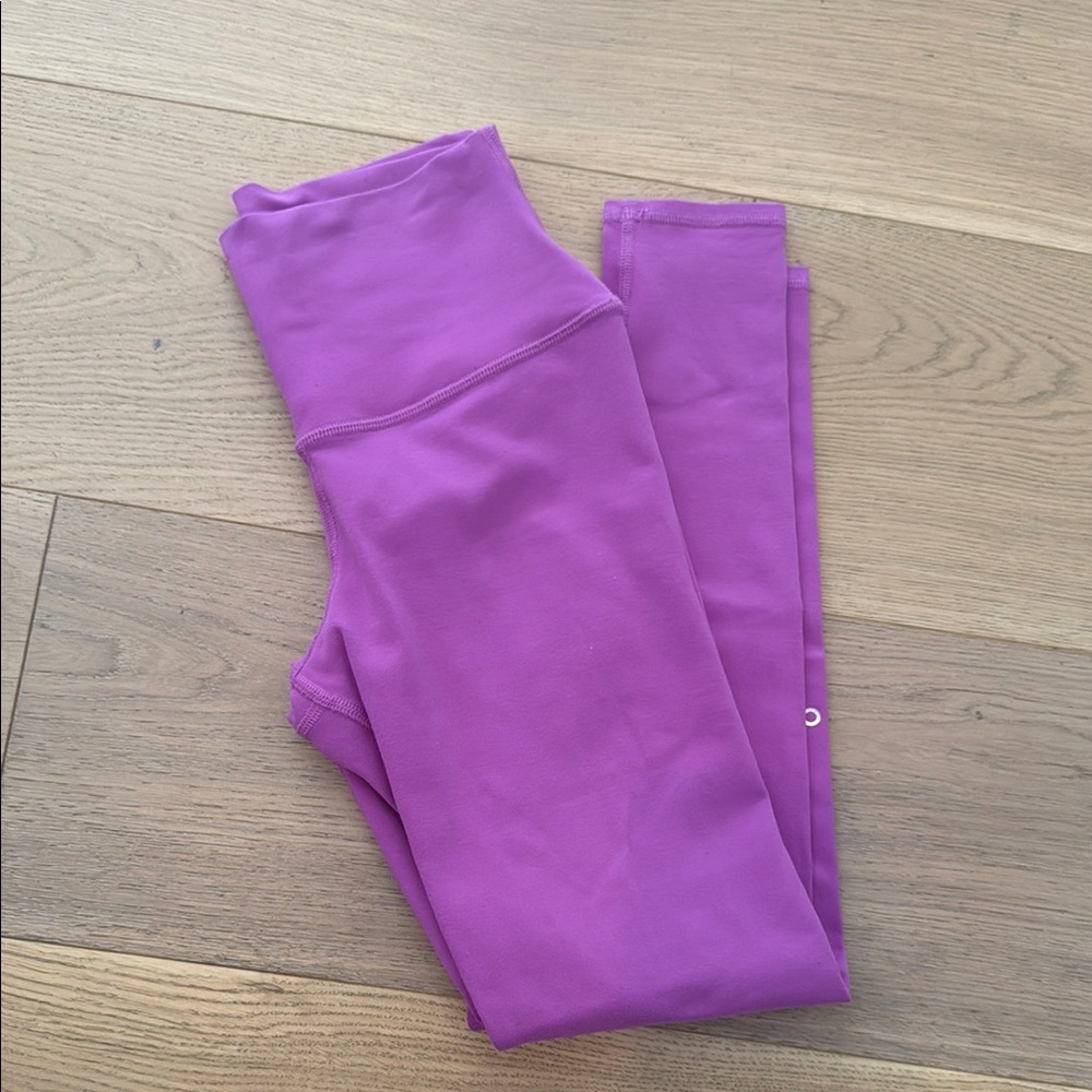 ALO Yoga Purple High-Waisted Leggings